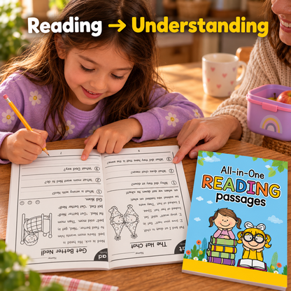 All-in-One Reading Passages | Comprehension Practice for Kids